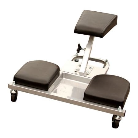 S And H Industries Keysco Knee Saver Work Seat W/Tool Tray, Steel, 23"W x 22"D x 12"H, 300Lbs Capacity 78032